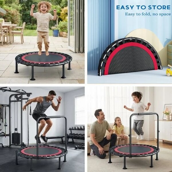 Trampolină Pliabilă Bouncepro™ Cu Mânere Ajustabile