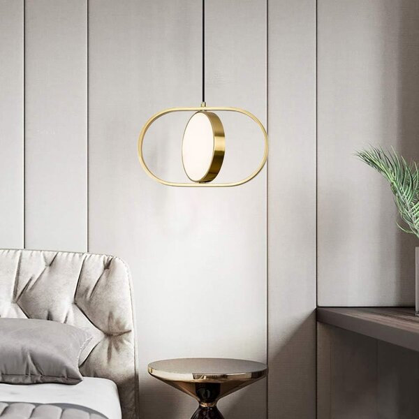 Lampa LED APP1555-CP Gold