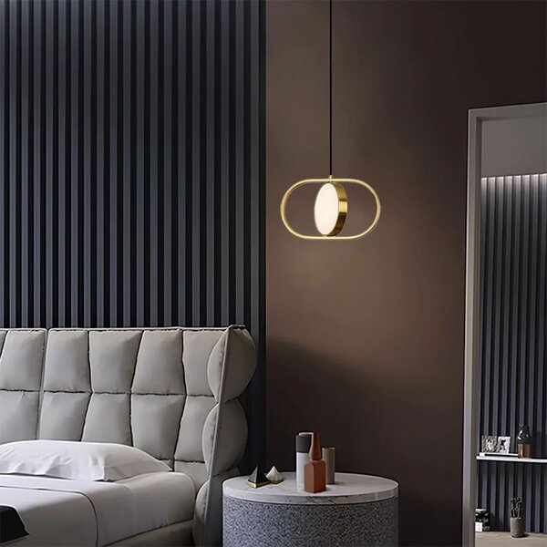 Lampa LED APP1555-CP Gold