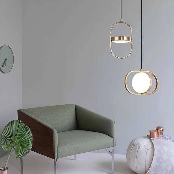 Lampa LED APP1555-CP Gold