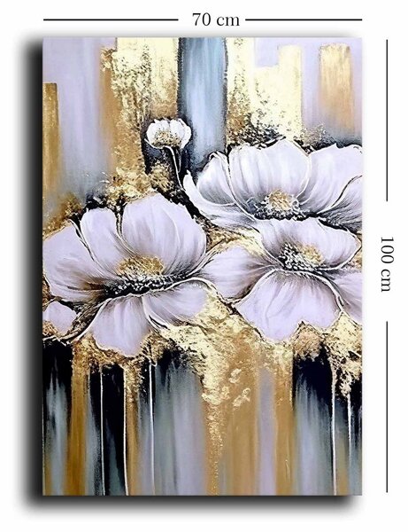 Tablou 895FNA1191, multicolor, panza/lemn, 70x100 cm
