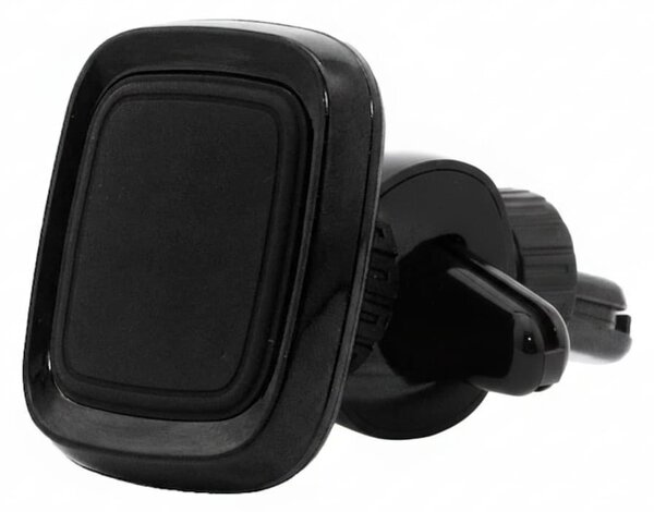 Suport magnetic de telefon pentru grila de ventilație auto, negru