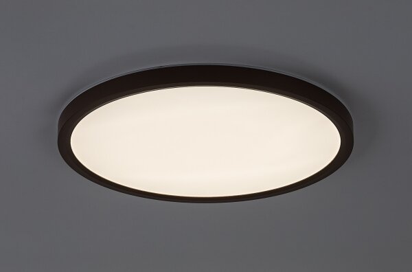 Rabalux 75083 - Plafonieră LED LAUTREC pentru baie, 24W/230V, diametru 40 cm, IP44, maro