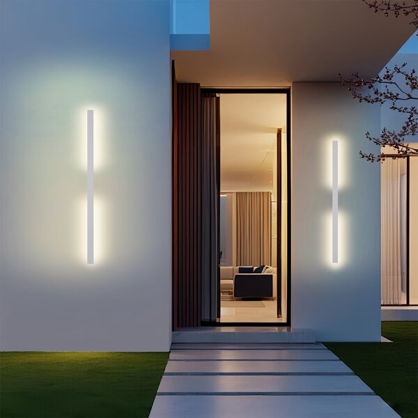 Brilagi - Aplică de perete LED pentru exterior LUNA LED/24W/230V 3000K IP65 100 cm albă CRI 90