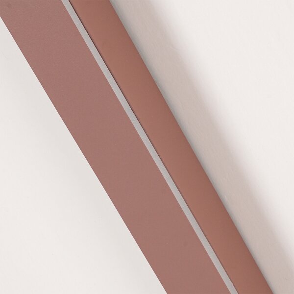 Brilagi - Aplică LED de exterior LINEAR, 12W, 230V, 3000K, IP65, 50 cm, maro, CRI 90