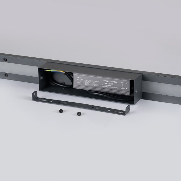 Brilagi LUNA - Aplică LED de exterior pentru perete, 30W, 230V, 4000K, IP65, 150 cm, antracit, CRI 90