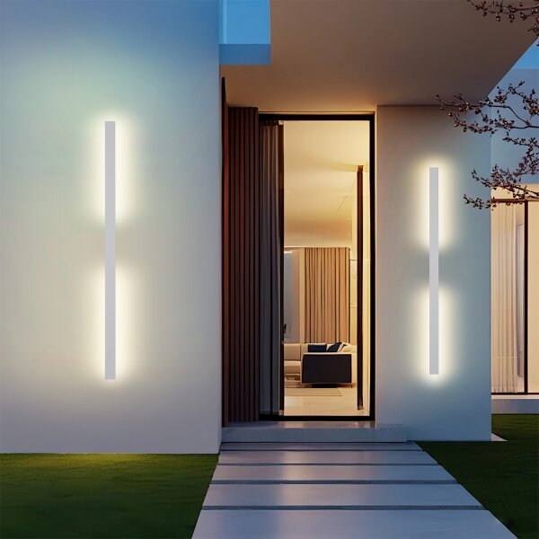 Brilagi - aplică de perete LED pentru exterior LUNA LED/30W/230V 3000K IP65 150 cm albă CRI 90