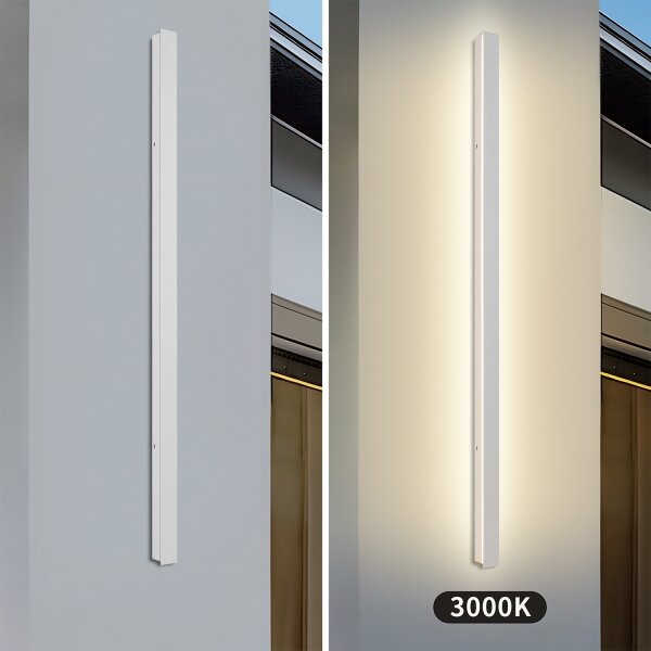 Brilagi - Aplică LED de exterior LINEAR, 32W, 230V, 3000K, IP65, 140 cm, albă, CRI 90