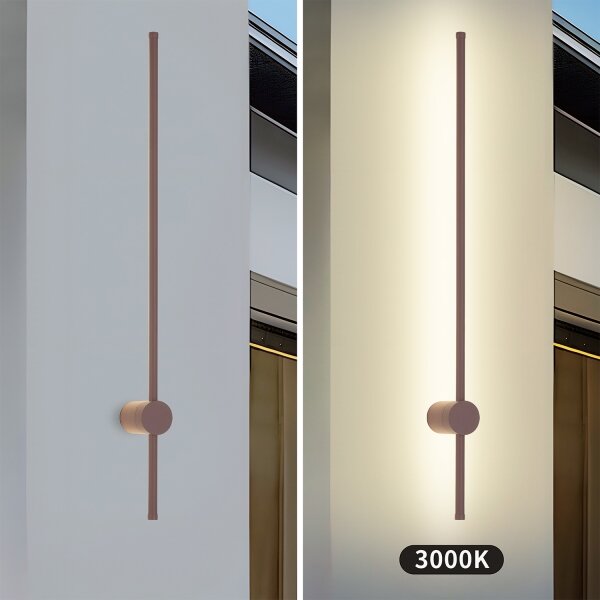 Brilagi - Aplica de exterior LED AURA LED/20W/230V 3000K IP54 97 cm maro IRC 90