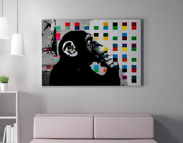 Tablou WY162, multicolor, panza, 100x70 cm