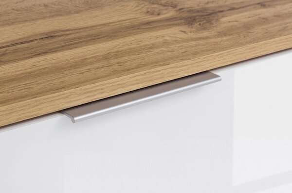 Comoda alba lemn Zele, 104X41X106 CM