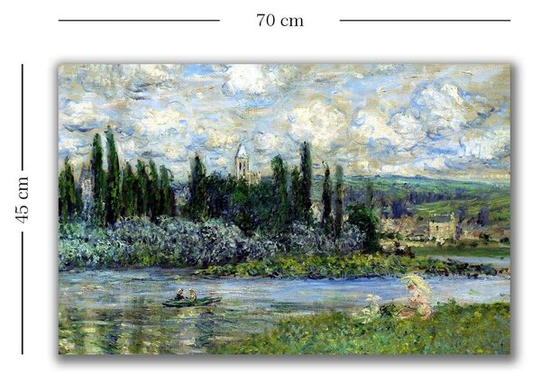 Tablou 678CLD1132, multicolor, panza, 70x45 cm