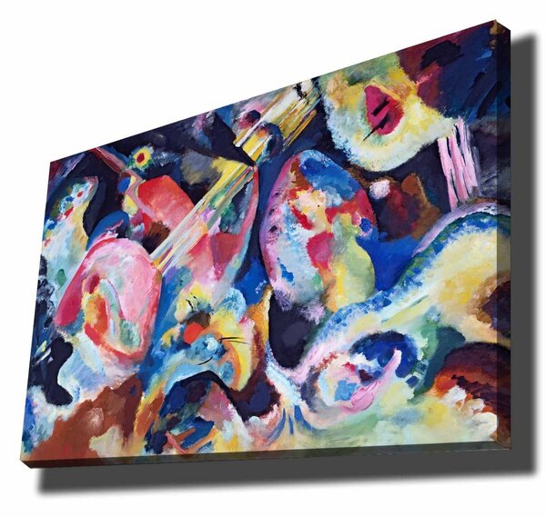 Tablou 677VSL1164, multicolor, panza, 100x70 cm