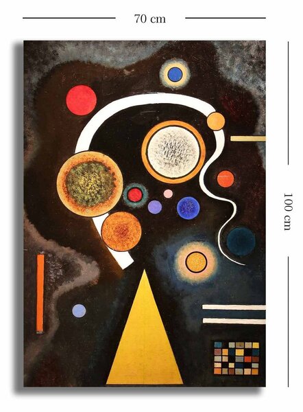 Tablou 677VSL1149, multicolor, panza, 70x100 cm