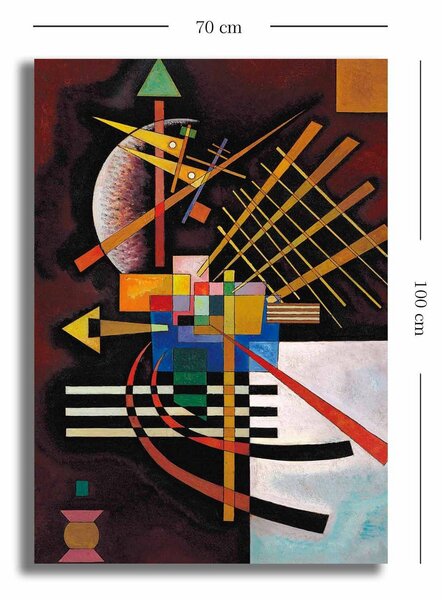 Tablou 677VSL1139, multicolor, panza, 70x100 cm