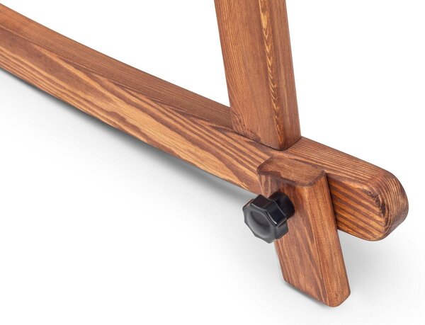 Balansoar bebelusi HIER, negru/stejar inchis, lemn de pin/poliester, 9