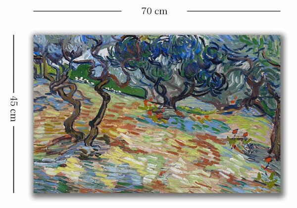 Tablou 978VNC1161, multicolor, panza, 70x40 cm