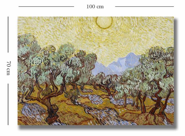 Tablou 978VNC1181, multicolor, panza, 100x70 cm