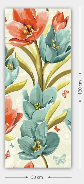 Tablou 451ERN2131, multicolor, panza, 50x120 cm