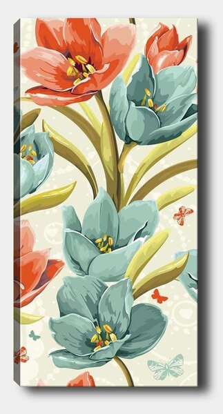Tablou 451ERN2131, multicolor, panza, 50x120 cm