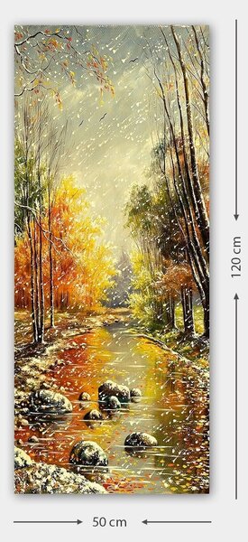Tablou 451ERN1906, multicolor, panza, 50x120 cm
