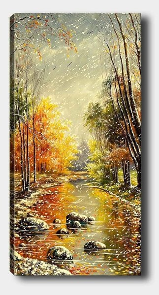 Tablou 451ERN1906, multicolor, panza, 50x120 cm