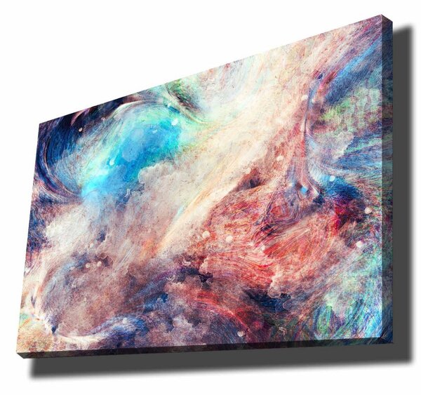 Tablou 252SGH1470, multicolor, panza, 100x70 cm