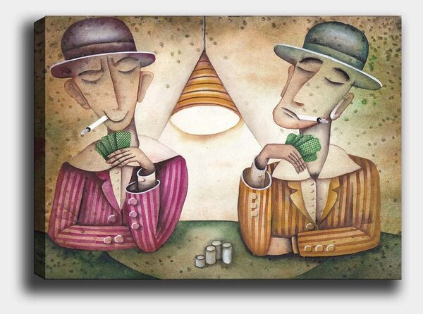 Tablou 441HPE2342, multicolor, panza, 100x70 cm