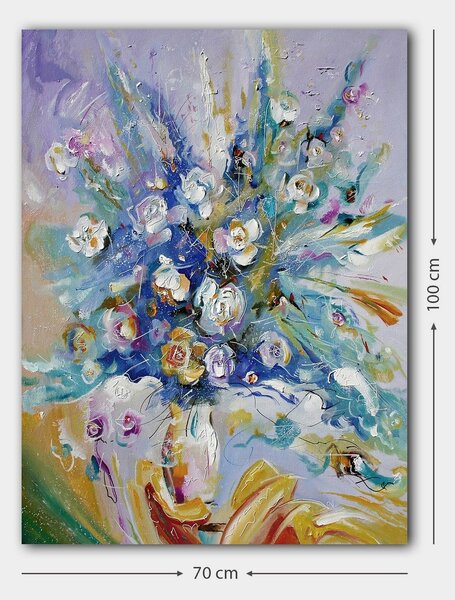 Tablou 441HPE1134, multicolor, panza, 70x100 cm