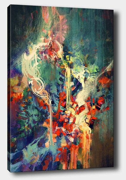 Tablou 441HPE1353, multicolor, panza, 70x100 cm