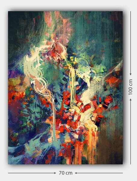 Tablou 441HPE1353, multicolor, panza, 70x100 cm