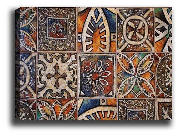 Tablou 529TCR1525, multicolor, panza, 100x70 cm
