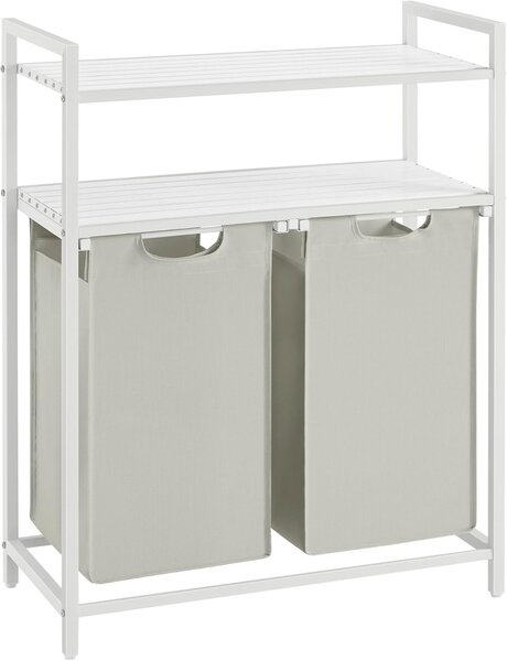 Cos de rufe Vasagle Alb 46L, 73 x 33 x 92 cm