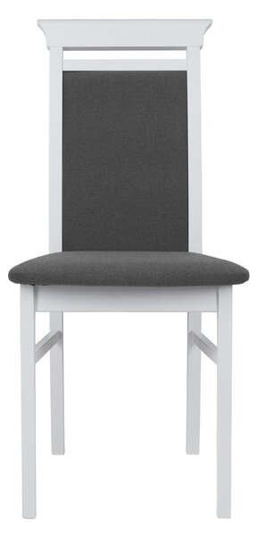 Scaun Idento, gri/alb, stofa/lemn, 44x57x95 cm