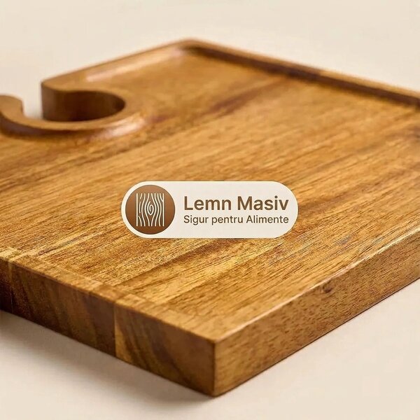Puzzletray™ Set De Tăvi Din Lemn Pentru Servire