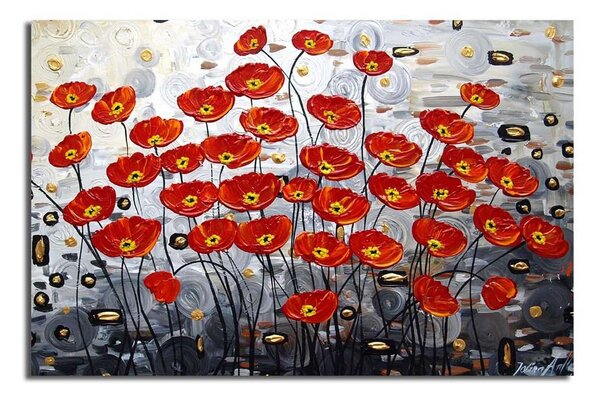 Tablou 237HRZ3276, multicolor, panza, 70x45 cm