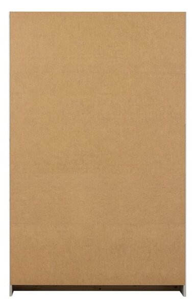 Vitrină gri deschis/natural din lemn de pin cu ușă glisantă 125x200 cm James – WOOOD