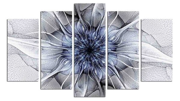 Set 5 tablouri 5ABSMDF-59, multicolor, 110x60 cm