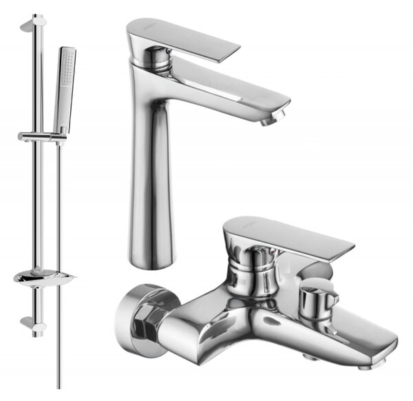 Mexen Axel DB72 set de cadă, crom - 73813DB72-00