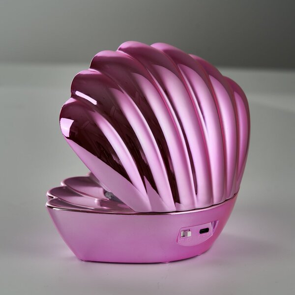 Reality Leuchten Lampa de masă LED Shelly, roz, plastic, 18 cm, RGB, Roz / Rosé, Camera de zi / sufragerie, Plastic, Viața tânără