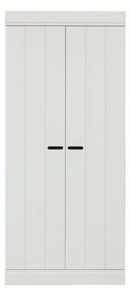 Șifonier alb din lemn de pin 77x175 cm Connect – WOOOD