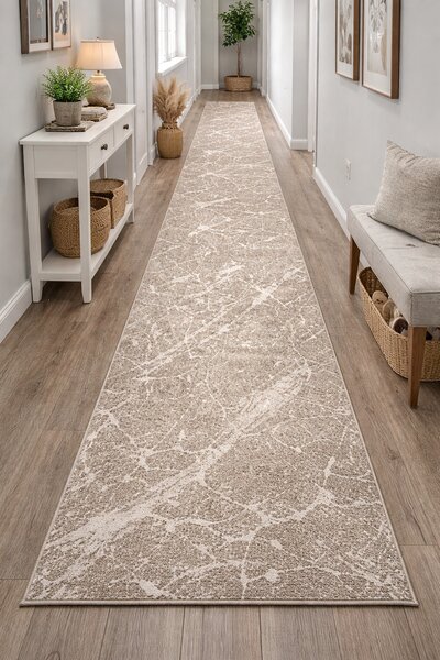 Model Cappuccino 16132 112,Traversa Latime 120 cm, Crem Dreptunghi, 120 x 600, Crem