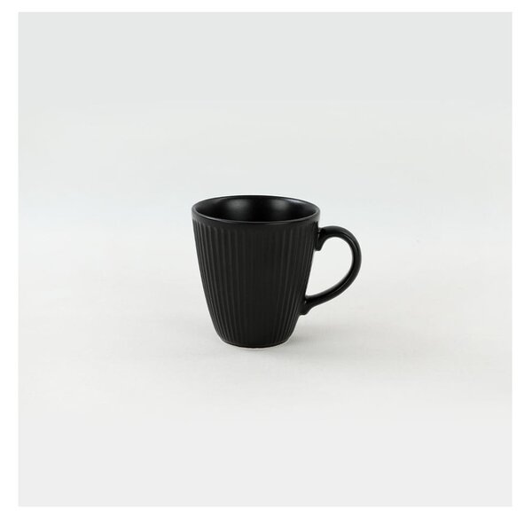 Căni negre 6 buc. din ceramică 0.3 l – Hermia