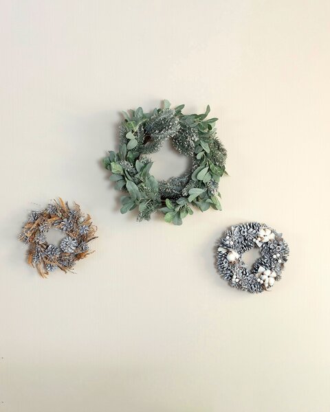 Decoratiune coronita Ice Christmas ⌀50cm