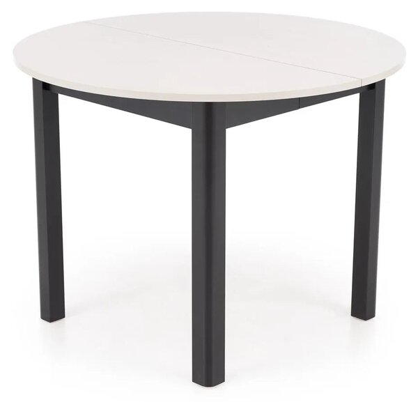 Masa extensibila RINGO, casmir/negru, PAL furniruit, 102/142x102x76 cm