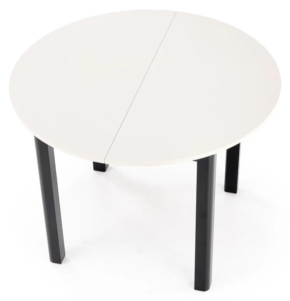 Masa extensibila RINGO, casmir/negru, PAL furniruit, 102/142x102x76 cm