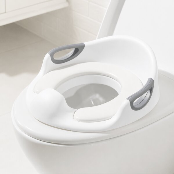 Reductor WC copii Kidizi Nubi – sezut moale din PVC, manere laterale si fixare reglabila