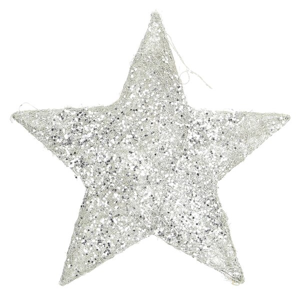 Decorațiuni de Crăciun Star Silver 30 cm