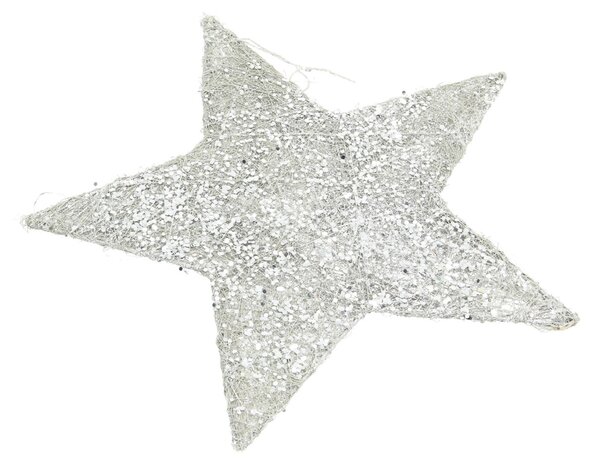 Decorațiuni de Crăciun Star Silver 30 cm