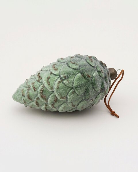 Glob Frosted Pinecone 18 cm